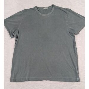 Buck Mason Shirt Men's XL Gray Short Sleeve Crewneck Cotton Casual *Read